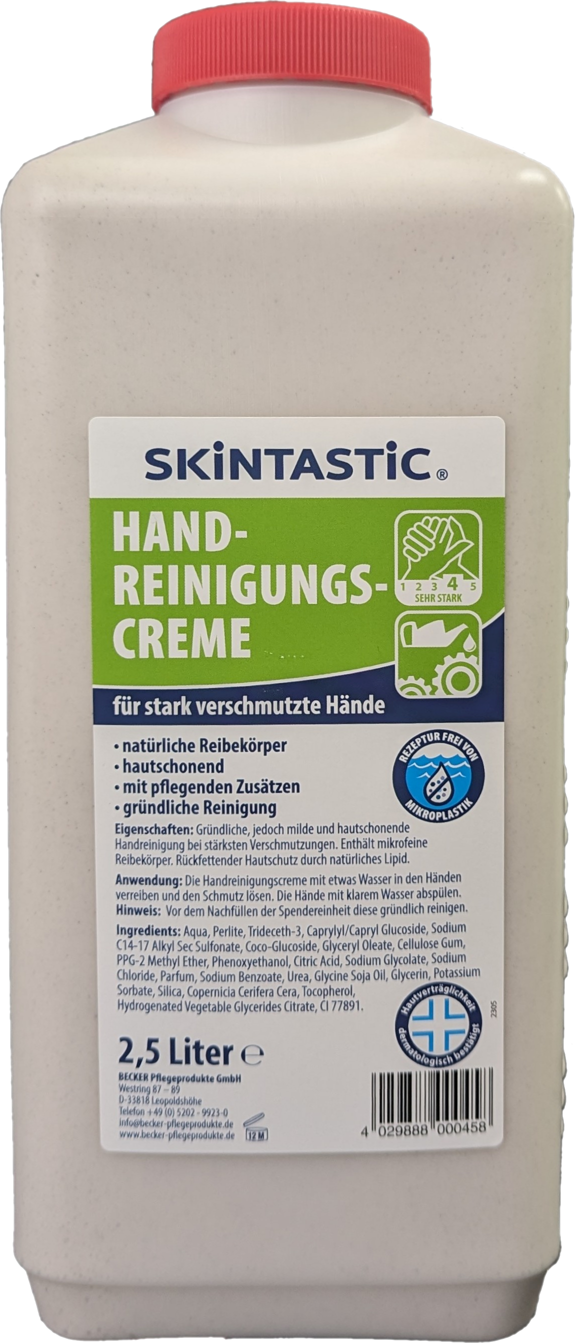 Skintastic Handreinigungscreme, 2,5 l